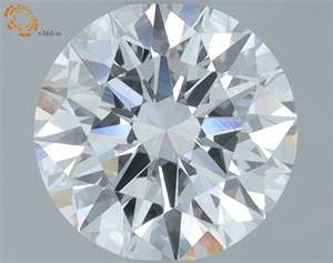 Picture of Lab Grown Diamond 1.21 Carats, Round with Ideal Cut, D Color, VS1 Clarity and Certified by IGI
