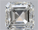 Diamante Natural 0.81 quilates, Asscher , Color G, claridad VS1 y certificado GIA