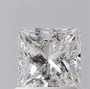 Picture of Natural Diamond 1.01 Carats, Princess with  Cut, E Color, VS2 Clarity and Certified by GIA