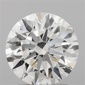 Picture of Lab Grown Diamond 1.58 Carats, Round with Ideal Cut, E Color, VS1 Clarity and Certified by IGI