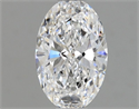 Diamante Natural 0.50 quilates, Ovalado , Color D, claridad VVS2 y certificado GIA