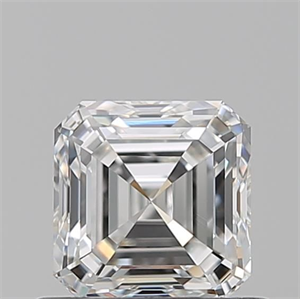 Picture of Natural Diamond 0.70 Carats, Asscher with  Cut, F Color, IF Clarity and Certified by GIA