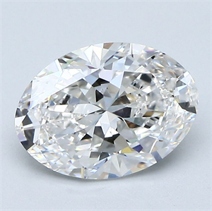 Picture of Natural Diamond 2.01 Carats, Oval with  Cut, F Color, VS1 Clarity and Certified by GIA