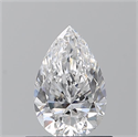 Diamante Natural 0.70 quilates, De pera , Color D, claridad VS2 y certificado GIA