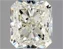 Natural Diamond 1.20 Carats, Radiant with  Cut, K Color, SI1 Clarity and Certified by GIA