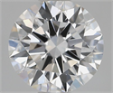 Lab Grown Diamond 1.51 Carats, Round with Ideal Cut, D Color, VS1 Clarity and Certified by IGI