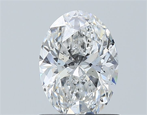 Picture of Natural Diamond 1.01 Carats, Oval with  Cut, E Color, SI2 Clarity and Certified by GIA