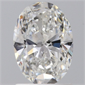 Natural Diamond 1.00 Carats, Oval with  Cut, F Color, VS2 Clarity and Certified by GIA