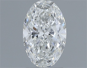 Picture of Natural Diamond 0.40 Carats, Oval with  Cut, G Color, IF Clarity and Certified by GIA