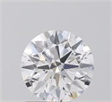 Lab Grown Diamond 1.02 Carats, Round with Ideal Cut, D Color, VS2 Clarity and Certified by IGI