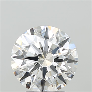 Picture of Lab Grown Diamond 3.10 Carats, Round with Ideal Cut, F Color, VVS2 Clarity and Certified by IGI