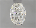 Diamante Natural 0.50 quilates, Ovalado , Color G, claridad SI1 y certificado GIA