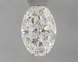 Foto Diamante Natural 0.50 quilates, Ovalado , Color G, claridad SI1 y certificado GIA de