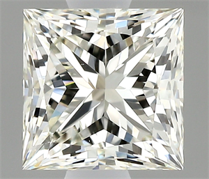 Picture of Natural Diamond 1.01 Carats, Princess with  Cut, J Color, VS1 Clarity and Certified by IGI