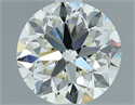 Natural Diamond 0.80 Carats, Round with Very Good Cut, I Color, VVS2 Clarity and Certified by IGI
