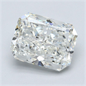 Natural Diamond 3.02 Carats, Radiant with  Cut, I Color, VS2 Clarity and Certified by GIA