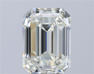 Foto Diamante Natural 5.05 quilates, Esmeralda , Color H, claridad VS1 y certificado HRD de