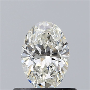 Foto Diamante Natural 0.50 quilates, Ovalado , Color H, claridad VVS2 y certificado GIA de