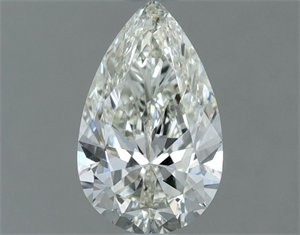 Picture of Natural Diamond 0.83 Carats, Pear with  Cut, H Color, VVS2 Clarity and Certified by IGI