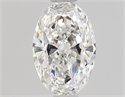 Diamante Natural 0.71 quilates, Ovalado , Color E, claridad VVS1 y certificado GIA