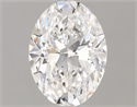 Natural Diamond 1.40 Carats, Oval with  Cut, F Color, SI2 Clarity and Certified by GIA