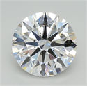 Del inventario de diamantes de laboratorio, 4.01 quilates, Redondo , Color F, claridad VVS2 y certificado GIA