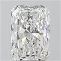 Natural Diamond 2.01 Carats, Radiant with  Cut, F Color, SI1 Clarity and Certified by GIA