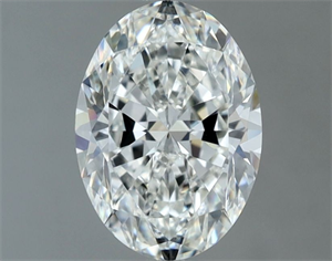 Picture of Natural Diamond 1.20 Carats, Oval with  Cut, F Color, VS1 Clarity and Certified by IGI
