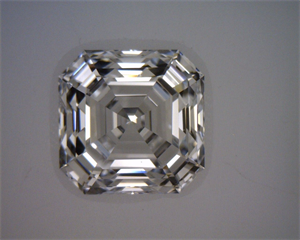 Picture of Natural Diamond 2.01 Carats, Asscher with  Cut, D Color, VS1 Clarity and Certified by GIA
