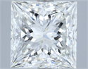 Natural Diamond 7.02 Carats, Princess with  Cut, H Color, VVS1 Clarity and Certified by IGI