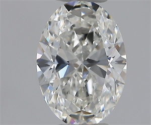 Foto Diamante Natural 0.51 quilates, Ovalado , Color F, claridad IF y certificado GIA de