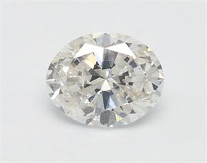 Picture of Natural Diamond 0.46 Carats, Oval with  Cut, F Color, I1 Clarity and Certified by GIA