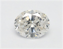 Diamante Natural 0.46 quilates, Ovalado , Color F, claridad I1 y certificado GIA