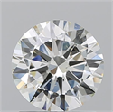 Natural Diamond 1.26 Carats, Round with Excellent Cut, J Color, SI1 Clarity and Certified by IGI