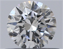 Natural Diamond 0.40 Carats, Round with Excellent Cut, F Color, SI2 Clarity and Certified by GIA