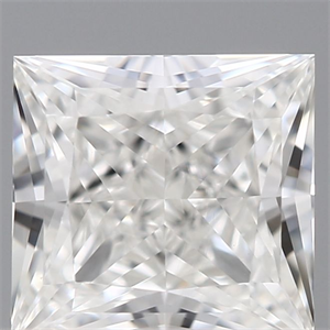 Picture of Natural Diamond 0.40 Carats, Princess with  Cut, F Color, VVS1 Clarity and Certified by GIA