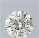 Natural Diamond 0.72 Carats, Round with Excellent Cut, J Color, IF Clarity and Certified by IGI