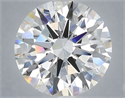 Lab Grown Diamond 6.06 Carats, Round with Ideal Cut, E Color, VVS2 Clarity and Certified by IGI