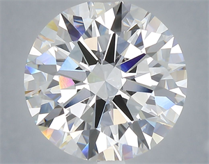Picture of Lab Grown Diamond 6.06 Carats, Round with Ideal Cut, E Color, VVS2 Clarity and Certified by IGI