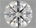 Del inventario de diamantes de laboratorio, 0.74 quilates, Redondo , Color D, claridad VVS2 y certificado IGI