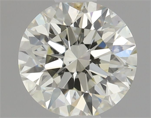 Picture of Natural Diamond 0.60 Carats, Round with Excellent Cut, L Color, VS2 Clarity and Certified by GIA