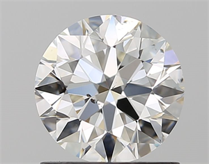 Foto Diamante Natural 1.02 quilates, Redondo , Color I, claridad SI1 y certificado GIA de