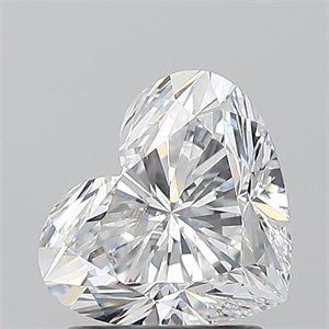 Picture of Natural Diamond 1.50 Carats, Heart with  Cut, D Color, VS2 Clarity and Certified by GIA