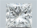 Natural Diamond 1.01 Carats, Princess with  Cut, G Color, VVS2 Clarity and Certified by GIA
