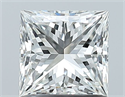 Natural Diamond 1.01 Carats, Princess with  Cut, G Color, VVS2 Clarity and Certified by GIA