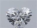 Natural Diamond 0.30 Carats, Heart with  Cut, E Color, VS1 Clarity and Certified by GIA