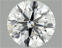 Del inventario de diamantes de laboratorio, 2.51 quilates, Redondo , Color F, claridad VVS2 y certificado IGI