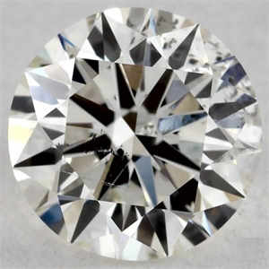 Picture of Natural Diamond 0.43 Carats, Round with Excellent Cut, I Color, SI2 Clarity and Certified by GIA