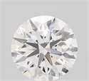 Lab Grown Diamond 2.59 Carats, Round with Excellent Cut, D Color, IF Clarity and Certified by IGI