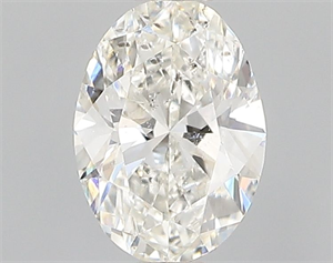 Picture of Natural Diamond 0.30 Carats, Oval with  Cut, H Color, SI2 Clarity and Certified by GIA